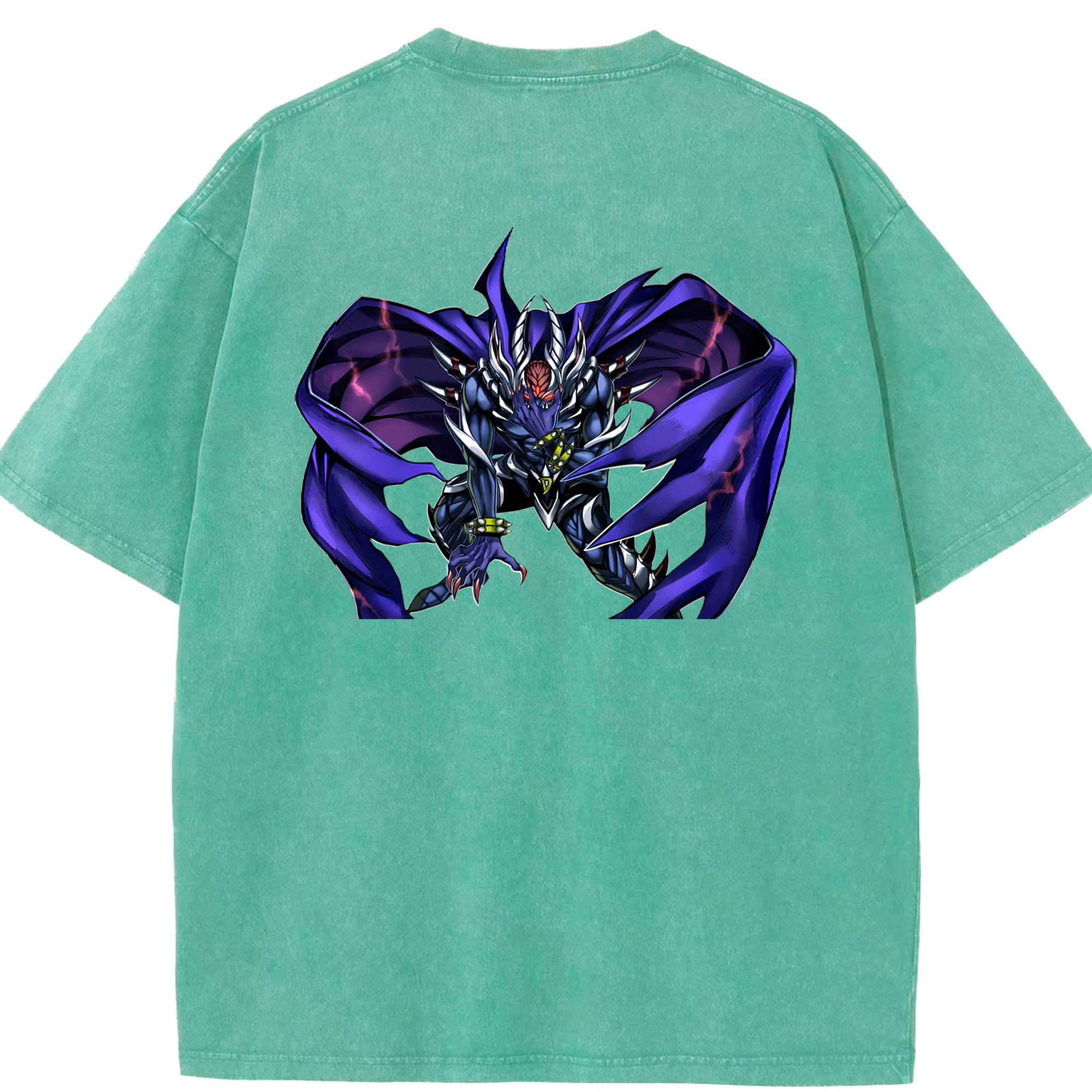 （画像用） 遊☆戯☆王 Yu-Gi-Oh! 綿100% ヴィンテージ風 半袖Tシャツ（背面プリント）